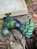 Luxury Bow Tie Feather Collection - Green